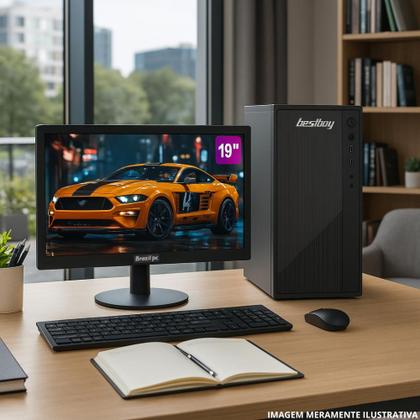 Imagem de Computador Completo BestBoy Intel Core i5 8GB RAM SSD 240GB Monitor LED 19 HDMI Windows 10