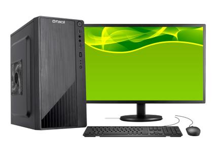 Imagem de Computador Completo Fácil Intel Core i5 9400f (Nona Geração) 8GB DDR4 3000MHz GeForce SSD 240GB Monitor 19" HDMI LED