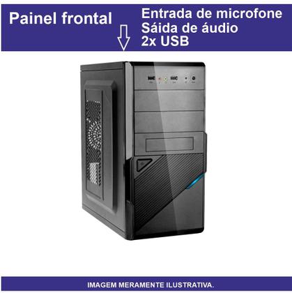 Imagem de Computador Completo Intel Core i3 4Gb Hd 500Gb com Monitor 17'' + Pacote Office Flex Computer