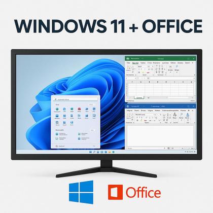 Imagem de Computador Completo, Intel Core i3, SSD 120GB, 16GB RAM, Monitor 19, Kit Teclado e Mouse, Pronto Para Uso