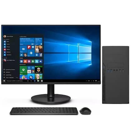 Computador Completo Intel Core i5 16GB SSD 512GB Monitor LED 19.5 Windows 11 - Clique Pc
