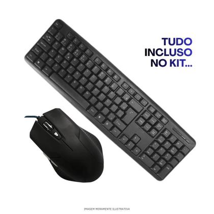 Imagem de Computador Completo Intel Core i5 4GB SSD 120GB WiFi Monitor 17 HDMI Estudos Home Office Internet Windows 11 Trial Teclado e Mouse Pronto para Uso