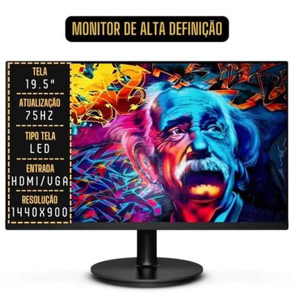 Imagem de Computador Completo Intel Core i5 8GB SSD 512GB Windows 10 Monitor LED 19.5" HDMI Windows 10 Bivolt
