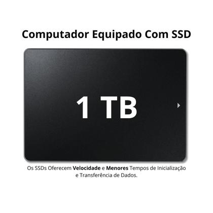 Imagem de Computador Completo Intel Core i7 16GB SSD 1TB Monitor LED 23 HDMI Windows