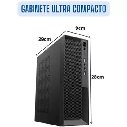 Imagem de Computador Completo Slim Intel Core i7 16GB SSD 1TB Windows Pro com office Monitor 23 e Kit SEM Fio