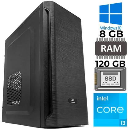 Imagem de Computador Core i3-2120, 4GB, SSD 120GB, GT-H61 Slot M2, Rede Gigabit, Monitor de 20'', Teclado e Mouse, Windows