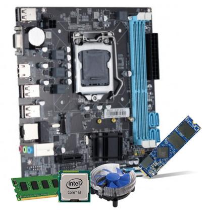 Imagem de Computador Cpu Core i3 16gb 128gb nvme kit teclado e mouse - PC Master