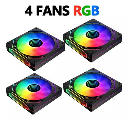 Imagem de Computador Cpu Gamer Intel Core i9 11ª Geração 32gb Ram Ssd 480gb Rtx 2060 Hayom Aquário com RGB - Preto