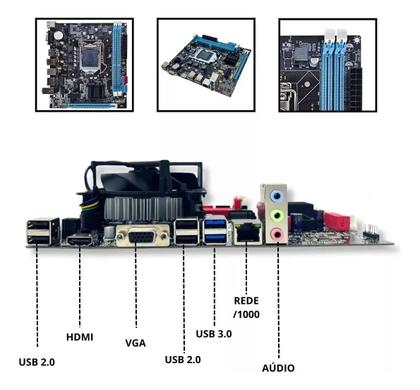 Imagem de Computador Cpu Pc Torre Intel i5 16Gb Ssd 480Gb Windows 11
