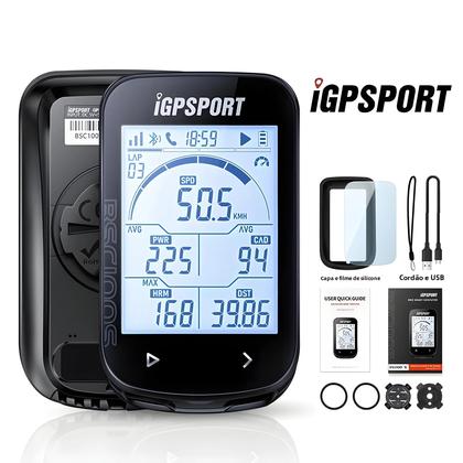 Imagem de Computador de Bicicleta GPS IGPSport BSC100S - Odômetro e Velocímetro com Tela Grande e Sensores
