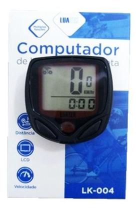 Imagem de Computador De Bordo Velocímetro e Kilômetragem P/ Bicicleta
