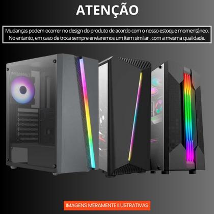 Imagem de Computador Gamer completo 2Eletro Chroma, Intel Core i7, 16GB RAM, SSD 1TB, Fonte 500W, Monitor 20" 75Hz, Kit Gamer completo - PG2E-1015CH