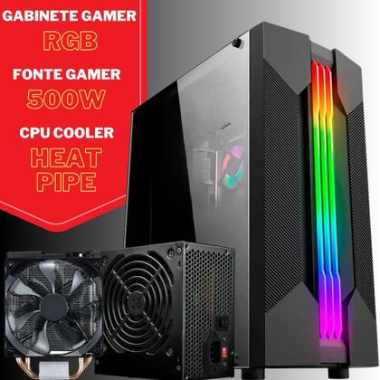 Computador Gamer completo 2Eletro Chroma, Intel Core i7, 16GB RAM, SSD 1TB, Fonte 500W, Monitor 23" 75Hz, Kit Gamer completo - PG2E-1023CH Imagem de Computador Gamer completo 2Eletro Chroma, Intel Core i7, 16GB RAM, SSD 1TB, Fonte 500W, Monitor 23" 75Hz, Kit Gamer completo - PG2E-1023CH
