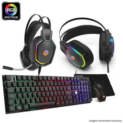 Imagem de Computador Gamer Completo Intel Core i5 16GB SSD 1TB Kit Gamer com Headset Monitor 20