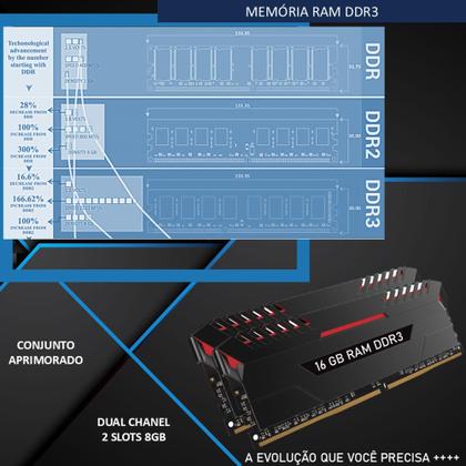 Imagem de Computador Gamer Completo Intel Core i7 3.9GHz RAM 16GB SSD 480GB GEFORCE 4GB  ADVANCEDTECH