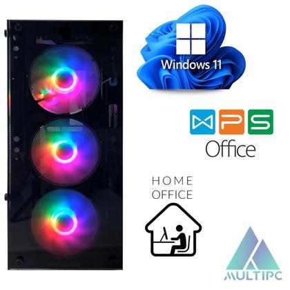 Imagem de Computador Gamer MultiPC I5 RX550 16GB SSD 480GB Sata Win11 Pro PC Completo para Jogos, Estudo e Edição