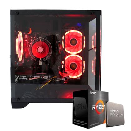Imagem de Computador Gamer Poseidon Ryzen 5 5600 16GB SSD 512GB RX580