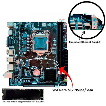 Imagem de Computador I3-2100,120G Ssd,4G Ram,Gt-H61 M2,Mt34Bk,Linux