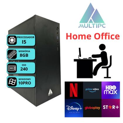 Imagem de Computador Multipc Completo I5 8GB RAM SSD 240GB Monitor 19" Teclado e Mouse Windows 10 Pro