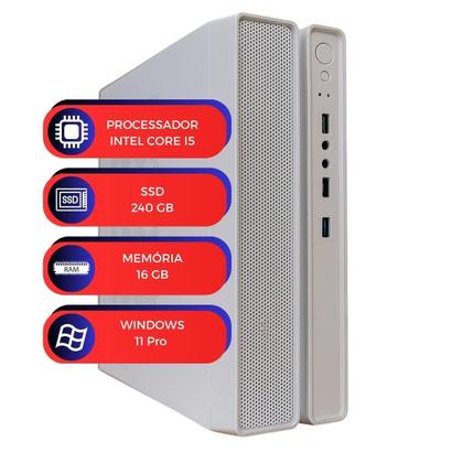 Imagem de Computador Multipc Slim Br Completo I5 16Gb Ssd 240Gb Win11