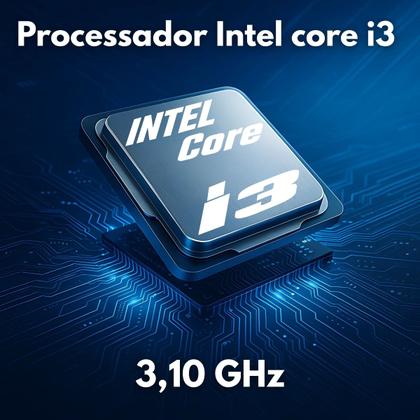 Imagem de Computador Office Completo Intel Core I3 8Gb SSD 120Gb Monitor 15 Caixa de Som