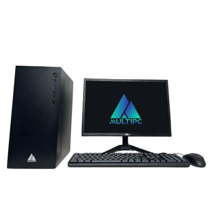 Imagem de Computador Pc Completo I3 8 GB Ram SSD 240 GB Monitor 19" Teclado e Mouse Windows 10 Pro