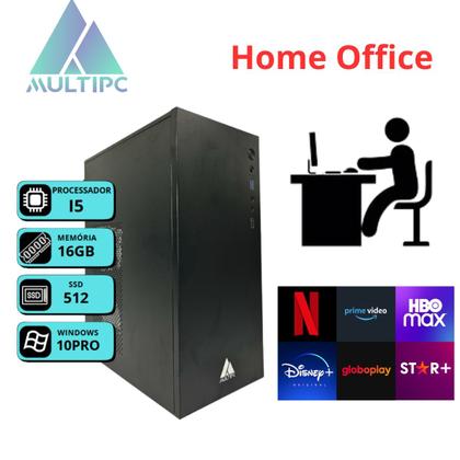 Imagem de Computador Pc Completo i5 6ª Geração MultiPc 16 GB Ram SSD 512 GB Windows 10 Pro com Teclado Mouse e Monitor 19"