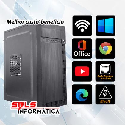 Imagem de Computador Pc Cpu Desktop I5 3.20ghz 16gb Ssd 480gb Gabinete Windows 11