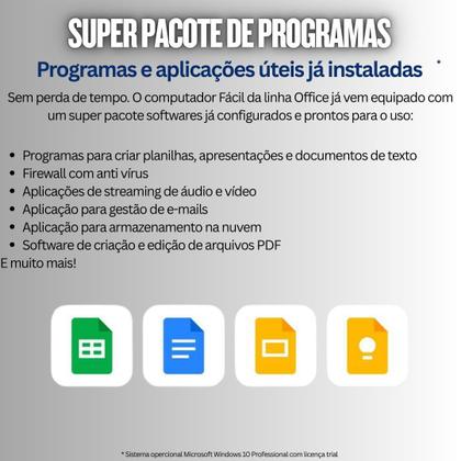 Imagem de Computador PC CPU Fácil Intel Core i7 16GB memória RAM SSD 240GB