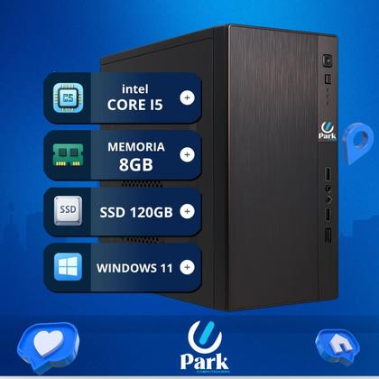 Imagem de Computador Pc Cpu Intel Core i3 SSD 120gb Memória Ram 8gb Windows 11