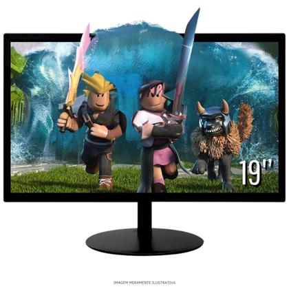 Imagem de Computador PC Gamer Completo TOB Intel Core i5 SSD 240GB 8GB Teclado Mouse Mouse Pad e Headset Gamer Joystick Monitor 19" Windows 10 Pro Trial