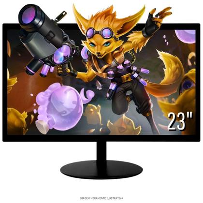 Imagem de Computador PC Gamer Completo TOB Intel Core i5 SSD 480GB 16GB Teclado Mouse Mouse Pad e Headset Gamer Monitor 23" Windows 10 Pro Trial