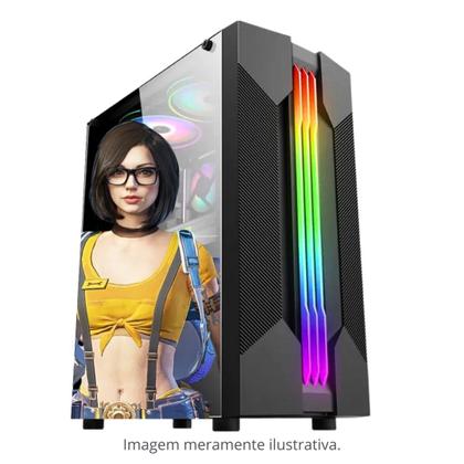 Imagem de Computador PC Gamer Completo TOB Intel Core i7 16GB de Memória SSD 240GB Placa de Video Geforce 4GB Monitor 21.5 com Teclado, Mouse, Mouse Pad e Heads