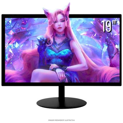 Imagem de Computador PC Gamer Completo TOB Intel Core i7 SSD 480GB 16GB Teclado Mouse Mouse Pad e Headset Gamer Joystick Monitor 19 Wind 10 Pro Trial