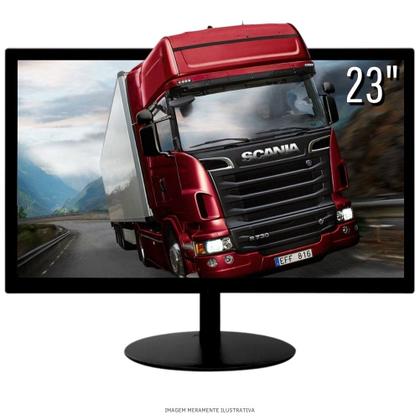 Imagem de Computador PC Gamer Completo TOB Intel Core i7 SSD 480GB 16GB Teclado Mouse Mouse Pad e Headset Gamer Monitor 23" Windows 10 Pro Trial