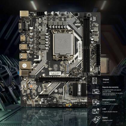 Imagem de Computador PC Gamer Completo Up Starter V2 Intel I7 Memória 16 GB SSD 480 GB Kit Gamer Teclado e Mouse Monitor 19" Polegadas