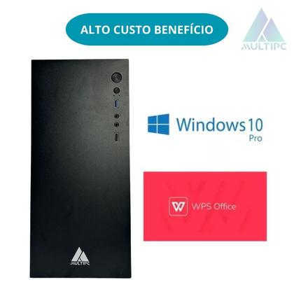 Imagem de Computador Pc I3 MultiPc 8GB DDR4 120SSD 6Geração Win10 Pro