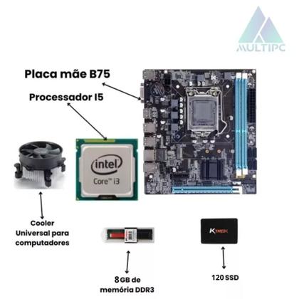 Imagem de Computador Pc Intel I3 Multipc 8gb 120 Ssd Win10 Pro Office