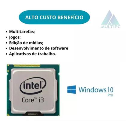 Imagem de Computador Pc Intel I3 Multipc 8gb 120 Ssd Win10 Pro Office