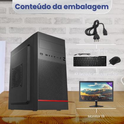 Imagem de Computador PC Master Completo Core i3 10ª ger 16gb ddr4 1tb ssd sata monitor de 19 windows 11
