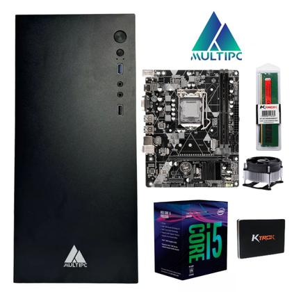 Imagem de Computador PC MultiPc Intel I5 8ª Geração Memória 8G SSD 480GB Win 11 Pro