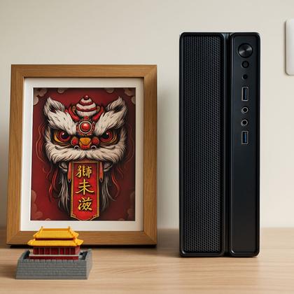 Imagem de Computador Pc Slim Intel I3 RAM 4GB SSD 128GB Nvme Win 11