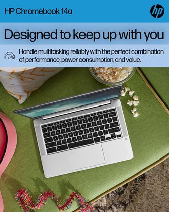 Imagem de Computador portátil HP Chromebook 14 2022 Intel Celeron N4120 4 GB de RAM 64 GB