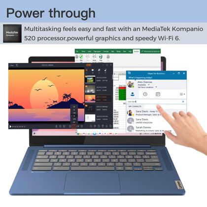 Imagem de Computador portátil Lenovo Slim 3 Chromebook 14" FHD Touch 4 GB RAM 64 GB