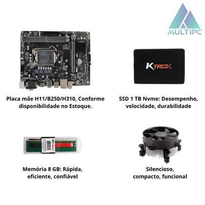 Imagem de Computador Slim Br Multipc I5 8Geração 8Gb 1Tb Nvme Win11