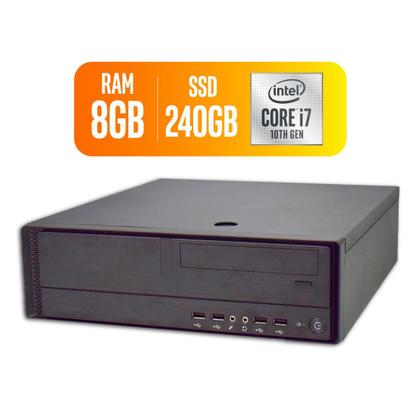 Imagem de Computador Slim Intel Core i7 10ª Geração 8GB SSD 240GB Certo PC Corporate 901