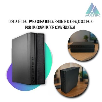 Imagem de Computador Slim Multipc I3 8 Geração 16Gb Ssd 256Gb Win 11