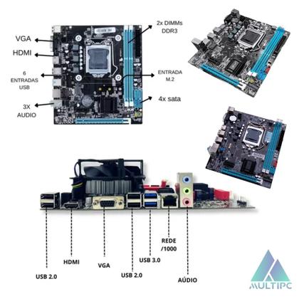 Imagem de Computador SlimDesk MultiPC I5 16GB SSD 512GB Windows 11 Pro Ideal para Escritório e Casa