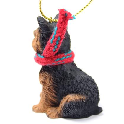 Conceitos de Conversação para Enfeites de Natal de Yorkshire Terrier Imagem de Conceitos de Conversação para Enfeites de Natal de Yorkshire Terrier