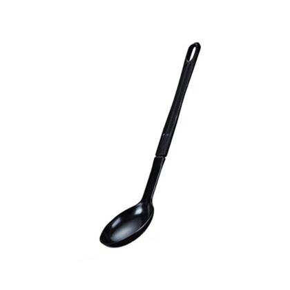 Imagem de Concha De Feijão Nylon Talher Cozinha Utensílio Preto 28Cm